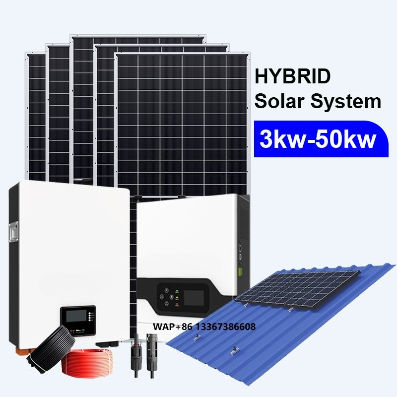 Solar Panel System 10Kw - Disponibile Sistema solare ibrido 3KW 5kW